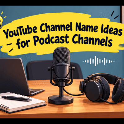 YouTube Channel Name Ideas for Podcast Channels