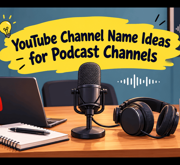 YouTube Channel Name Ideas for Podcast Channels