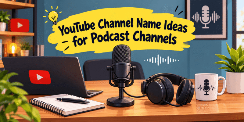 YouTube Channel Name Ideas for Podcast Channels