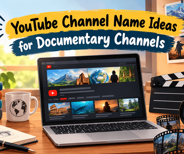 YouTube Channel Name Ideas for Documentary Channels