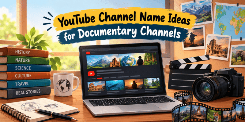 YouTube Channel Name Ideas for Documentary Channels