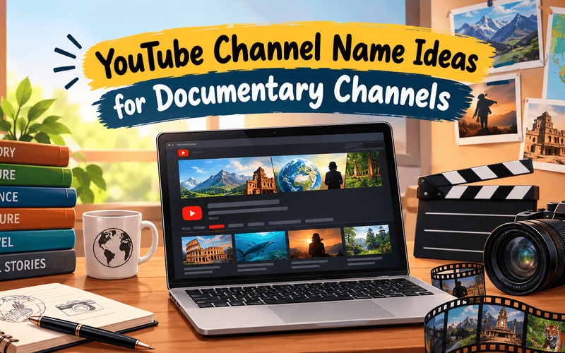 YouTube Channel Name Ideas for Documentary Channels
