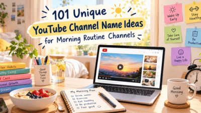 YouTube Channel Name Ideas for Morning Routine Channels