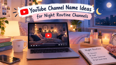 YouTube Channel Name Ideas for Night Routine Channels