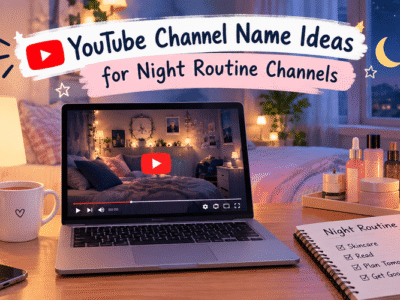 YouTube Channel Name Ideas for Night Routine Channels