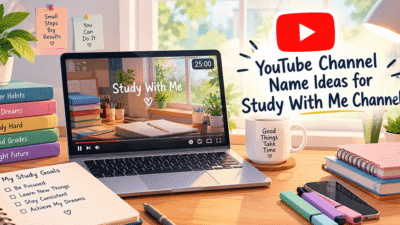 YouTube Channel Name Ideas for Study With Me Channels