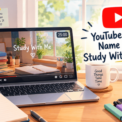 YouTube Channel Name Ideas for Study With Me Channels