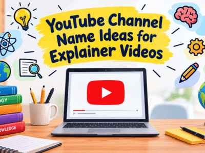 YouTube Channel Name Ideas for Explainer Videos