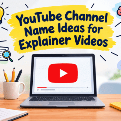 YouTube Channel Name Ideas for Explainer Videos