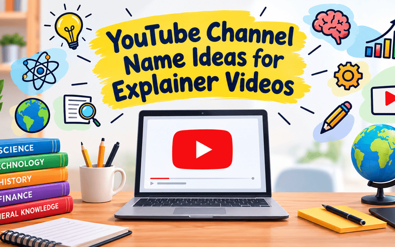 YouTube Channel Name Ideas for Explainer Videos