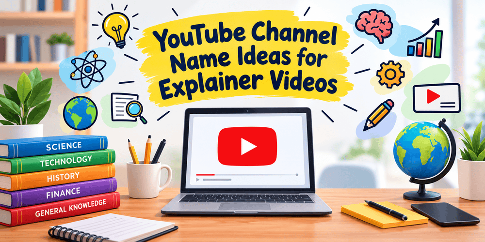 YouTube Channel Name Ideas for Explainer Videos