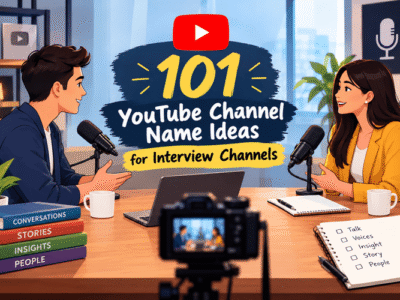 YouTube Channel Name Ideas for Interview Channels